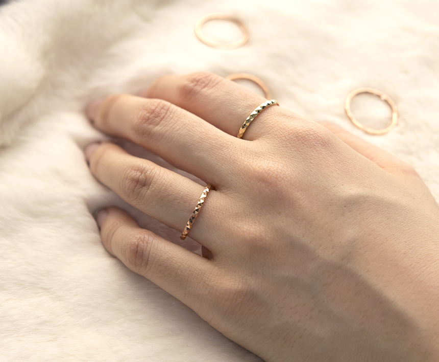 <b><p>Hollow cutting Layered Ace Ten fs Woman Pk</p></b><b><p>中空 カッティング 重ね着 エキ 十本の指 女性 ピンクゴールド ヨリヨリた 14k</p></b><br /><br /><p align='center'>