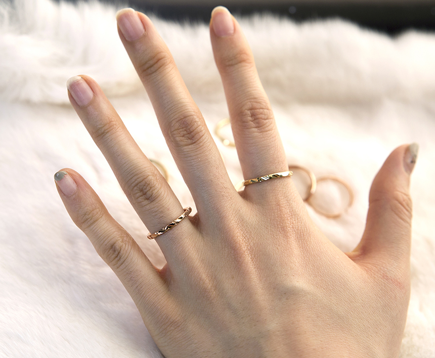 <b><p>Hollow cutting Layered Ace Ten fs Woman Pk</p></b><b><p>中空 カッティング 重ね着 エキ 十本の指 女性 ピンクゴールド ヨリヨリた 14k</p></b><br /><br /><p align='center'>