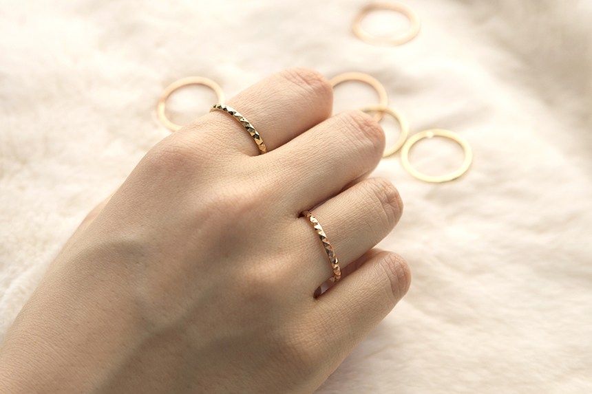 <b><p>Hollow cutting Layered Ace Ten fs Woman Pk</p></b><b><p>中空 カッティング 重ね着 エキ 十本の指 女性 ピンクゴールド ヨリヨリた 14k</p></b><br /><br /><p align='center'>