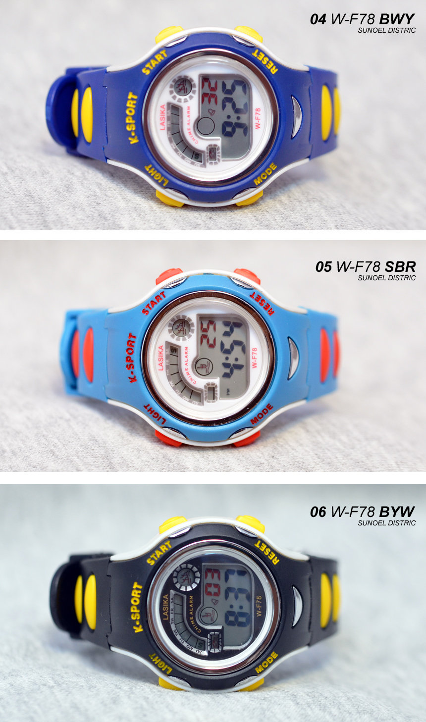 <b><p>2018 restock ♥ 3 atmosphe Werproof Elementary</p></b><b><p>2018年 再入荷 ♥ 3気圧 防水 小学生 電子 腕時計 では、F78 24種類</p></b><br /><br /><p align='center'>