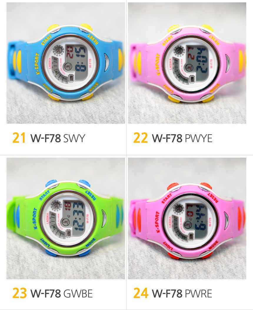 <b><p>2018 restock ♥ 3 atmosphe Werproof Elementary</p></b><b><p>2018年 再入荷 ♥ 3気圧 防水 小学生 電子 腕時計 では、F78 24種類</p></b><br /><br /><p align='center'>