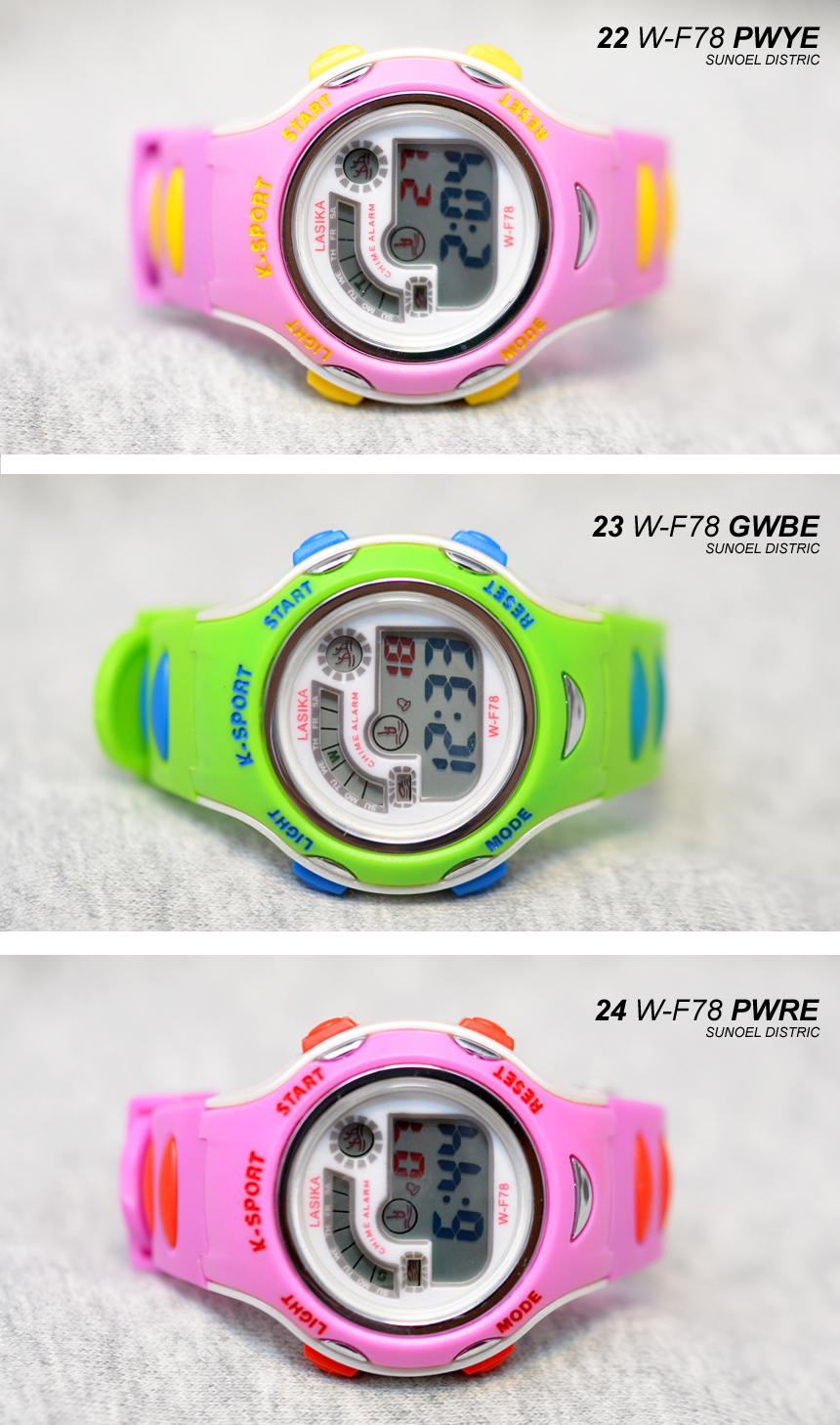 <b><p>2018 restock ♥ 3 atmosphe Werproof Elementary</p></b><b><p>2018年 再入荷 ♥ 3気圧 防水 小学生 電子 腕時計 では、F78 24種類</p></b><br /><br /><p align='center'>