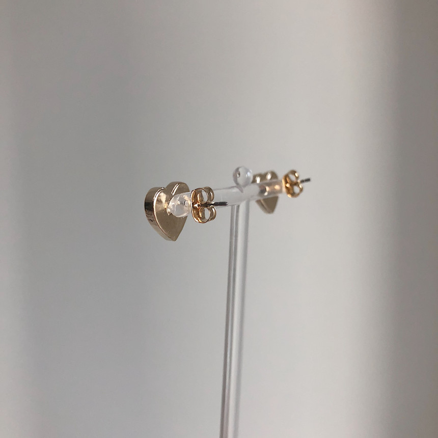 <b><p>Forever heart ring Bold sil Pl drop Unbalanced</p></b><b><p>フォーエバー ハート イヤリング ボールド シル パロップ アンバランス ハンドメイド</p></b><br /><br /><p align='center'>