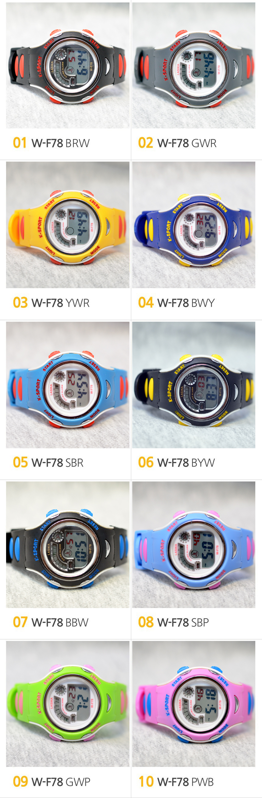 <b><p>2018 restock ♥ 3 atmosphe Werproof Elementary</p></b><b><p>2018年 再入荷 ♥ 3気圧 防水 小学生 電子 腕時計 では、F78 24種類</p></b><br /><br /><p align='center'>