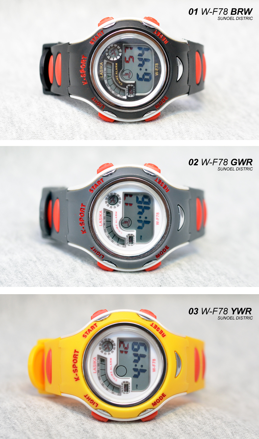 <b><p>2018 restock ♥ 3 atmosphe Werproof Elementary</p></b><b><p>2018年 再入荷 ♥ 3気圧 防水 小学生 電子 腕時計 では、F78 24種類</p></b><br /><br /><p align='center'>