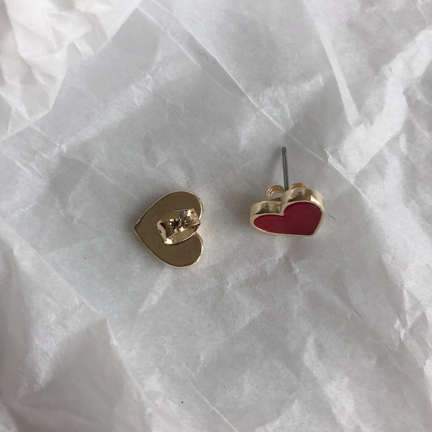 <b><p>Forever heart ring Bold sil Pl drop Unbalanced</p></b><b><p>フォーエバー ハート イヤリング ボールド シル パロップ アンバランス ハンドメイド</p></b><br /><br /><p align='center'>