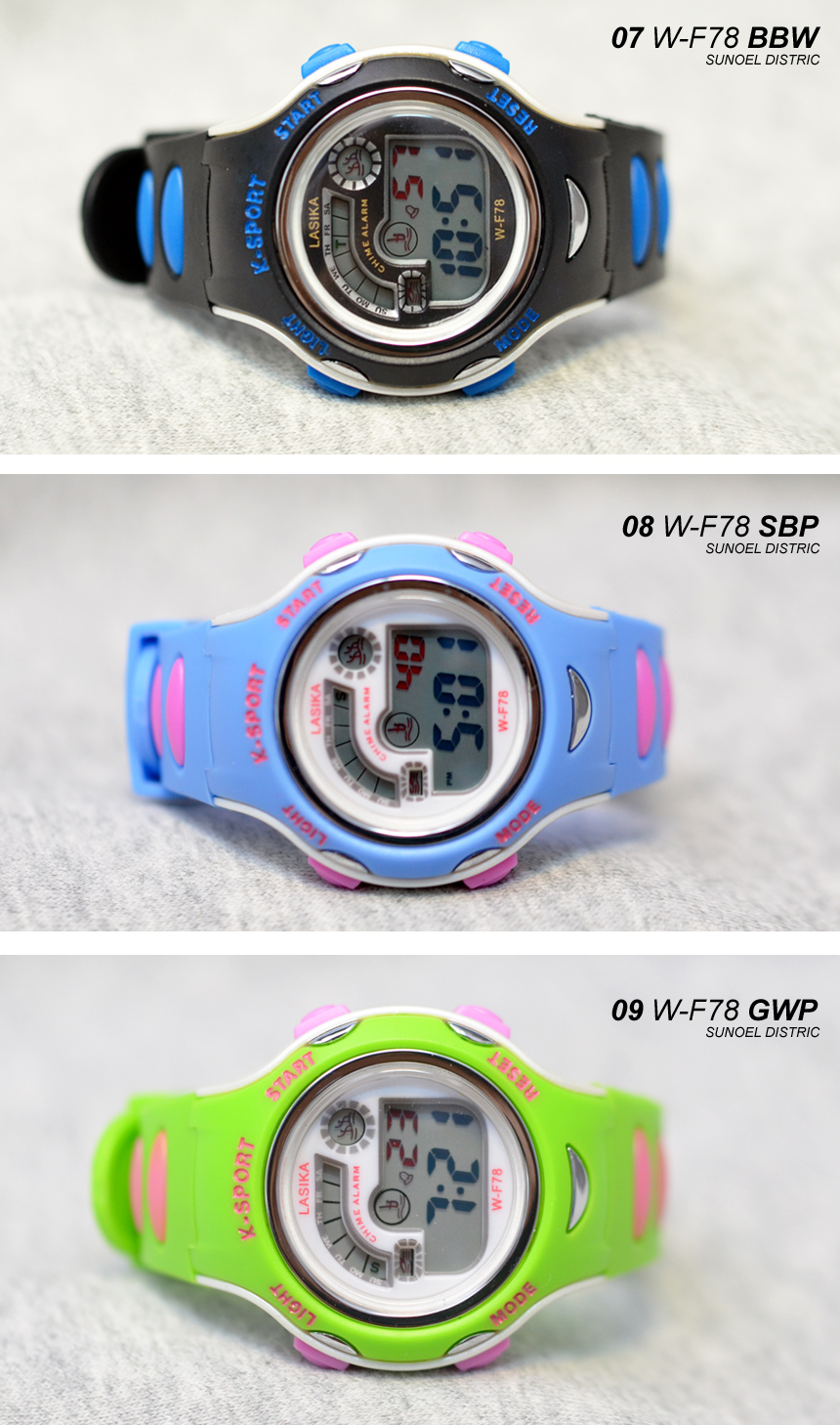 <b><p>2018 restock ♥ 3 atmosphe Werproof Elementary</p></b><b><p>2018年 再入荷 ♥ 3気圧 防水 小学生 電子 腕時計 では、F78 24種類</p></b><br /><br /><p align='center'>