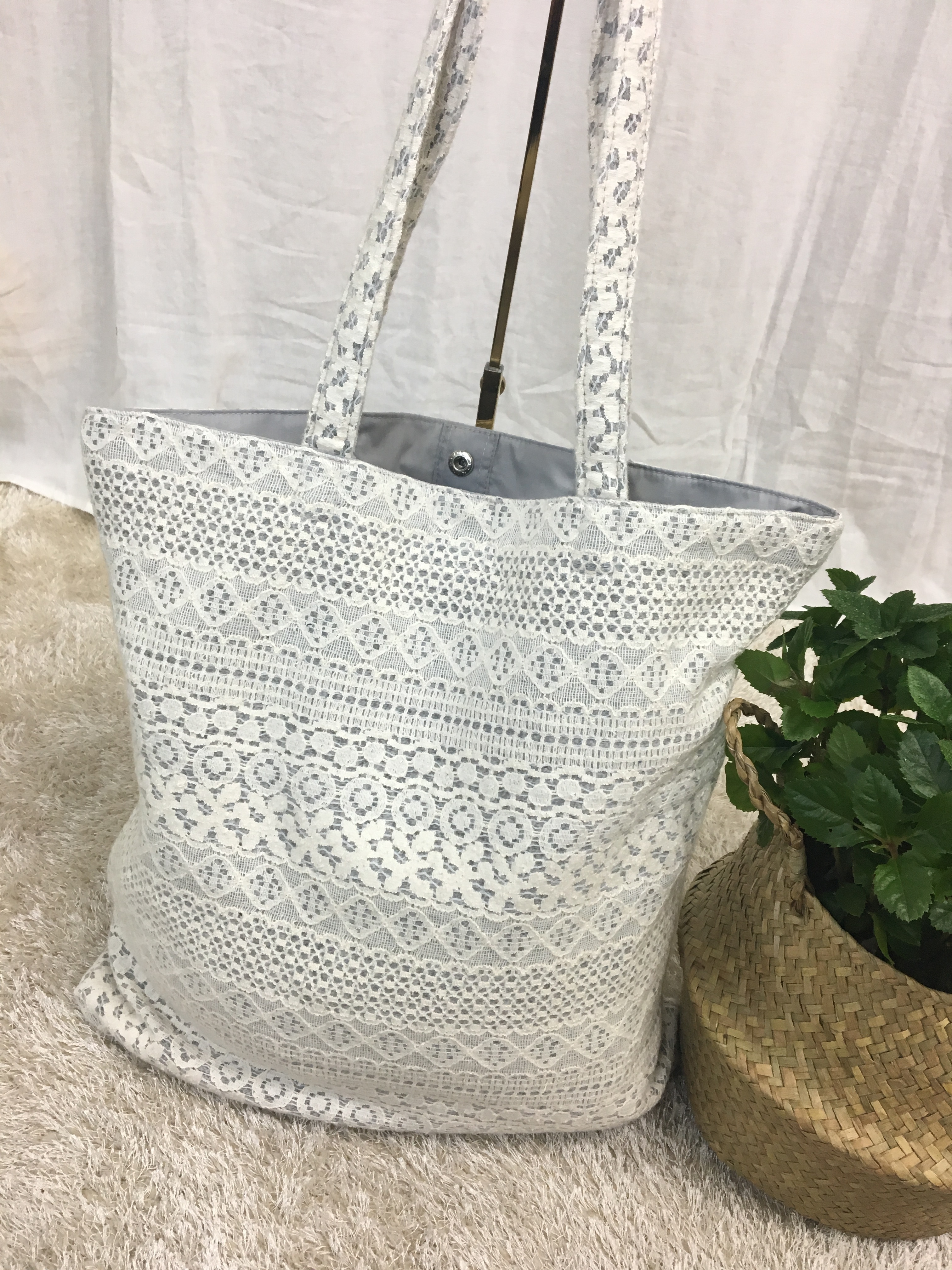 <b><p>SO MARCH Spring Race Eco Bag 3l Light Shoulder</p></b><b><p>SO MARCH春レースエコバッグ3col軽量バッグショルダーバッグ感性 레이스에코백</p></b><br /><br /><p align='center'>