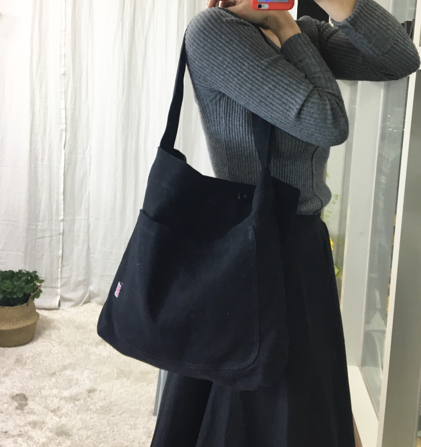 <b><p>SO MARCH Daily Pocket Eco Bag 2l Canvas Lightweigh</p></b><b><p>SO MARCHデイリーポケットエコバック2colキャンバス軽量ショルダーバッグバッグ学生プレゼント</p></b><br /><br /><p align='center'>