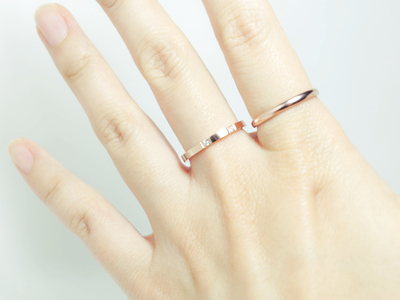 <b><p>simple bac Layering</p></b><b><p>シンプル ベーシック レイヤ リング</p></b><br /><br /><p align='center'>