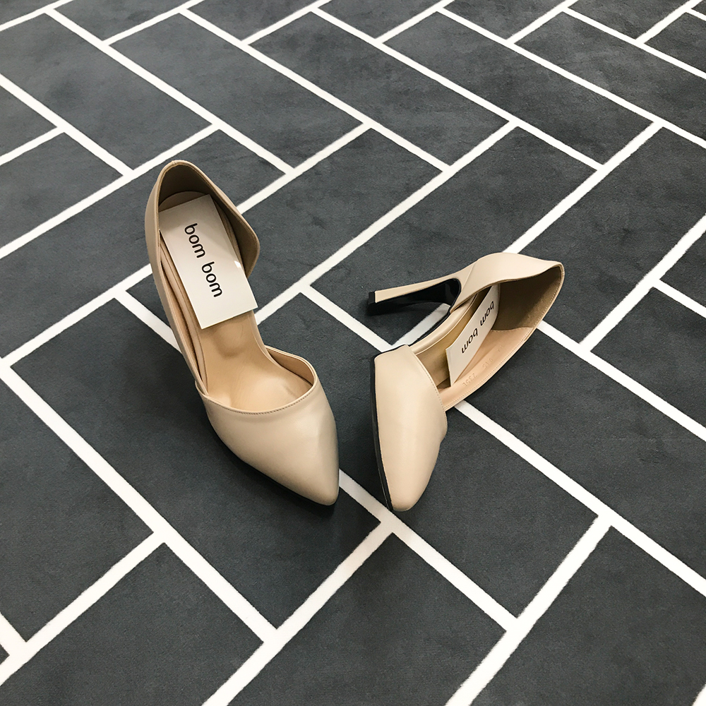 <b><p>Mourning Korean Stiletto pump high heel Good</p></b><b><p>無排 韓国語 スティレット パンプス ハイヒール ポイントサイクル良い スタイリッシュ</p></b><br /><br /><p align='center'>