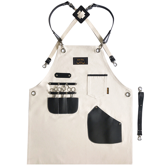 칸데오레더 하이드 쿠앤크 공방 미용실 카페 미용사 바리스타 앞치마 가죽 꽃집 앞치마