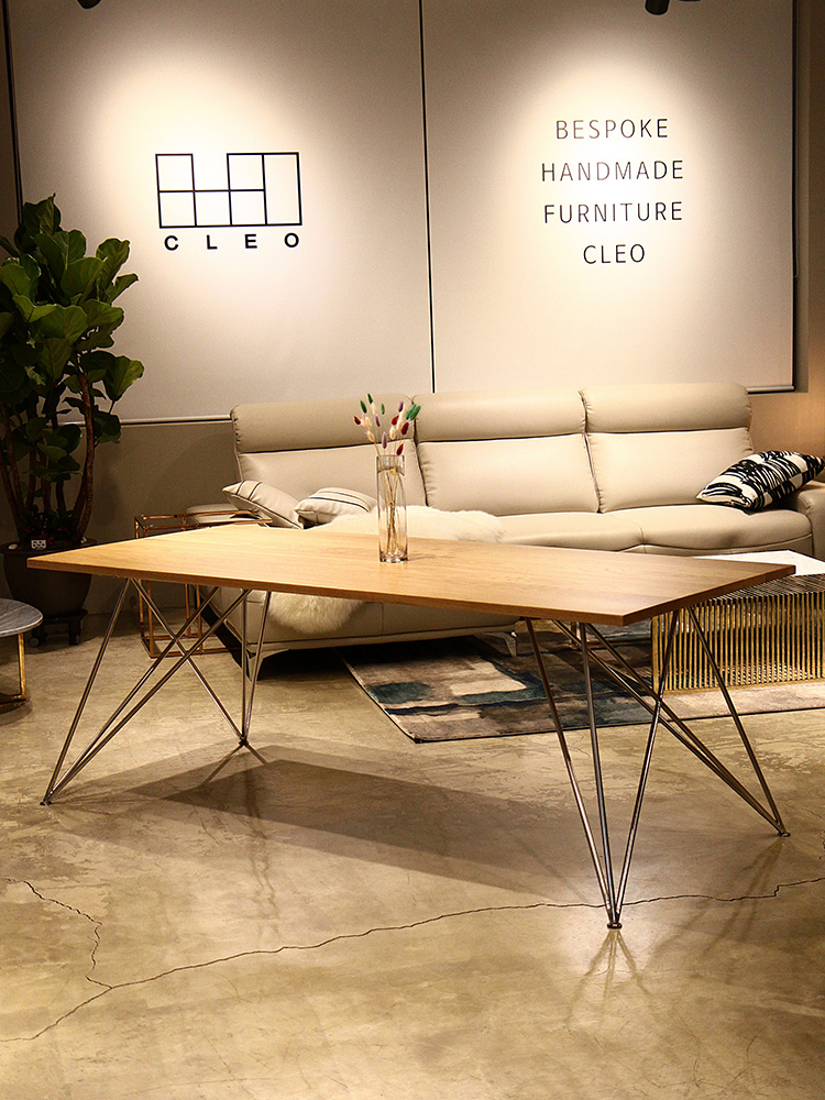 벨리타 6인 8인용 오크 원목 인테리어 다이닝 식탁 테이블 2100 CL061