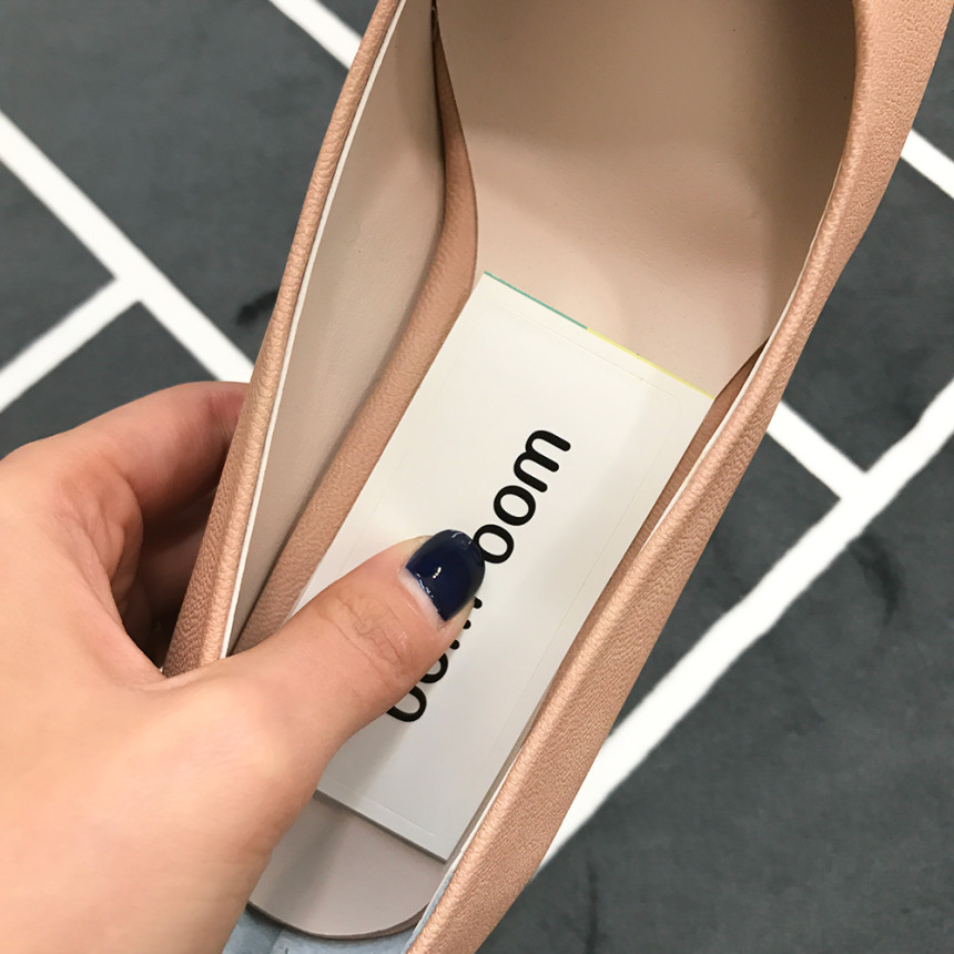 <b><p>Mourning Korean Rnd nose Middle heel pump</p></b><b><p>無排 韓国語 円形の鼻 ミドルヒール パンプス 靴 きれいな 簡単スタイル シル</p></b><br /><br /><p align='center'>