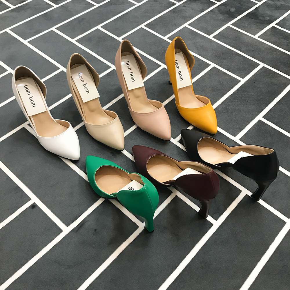 <b><p>Mourning Korean Stiletto pump high heel Good</p></b><b><p>無排 韓国語 スティレット パンプス ハイヒール ポイントサイクル良い スタイリッシュ</p></b><br /><br /><p align='center'>