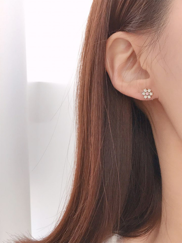 <b><p>sunflower Fr set earring Moth-Daught one</p></b><b><p>ヒマワリ 花 セット イヤリング 螺鈿 フラワー 一週間</p></b><br /><br /><p align='center'>