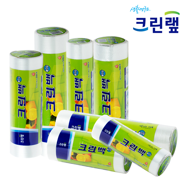 크린랩 크린롤백 일회용 비닐 17x25 200매 3개세트 - 상세 이미지 2
