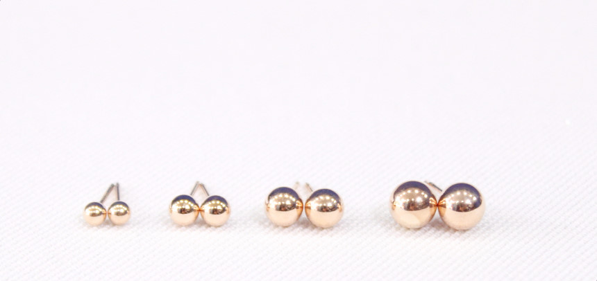 <b><p>14K Ball earrings yeow Rose Gold k shopp</p></b><b><p>14K ボールのイヤリング イエロー ズゴド kの金 kモ kデイリー</p></b><br /><br /><p align='center'>