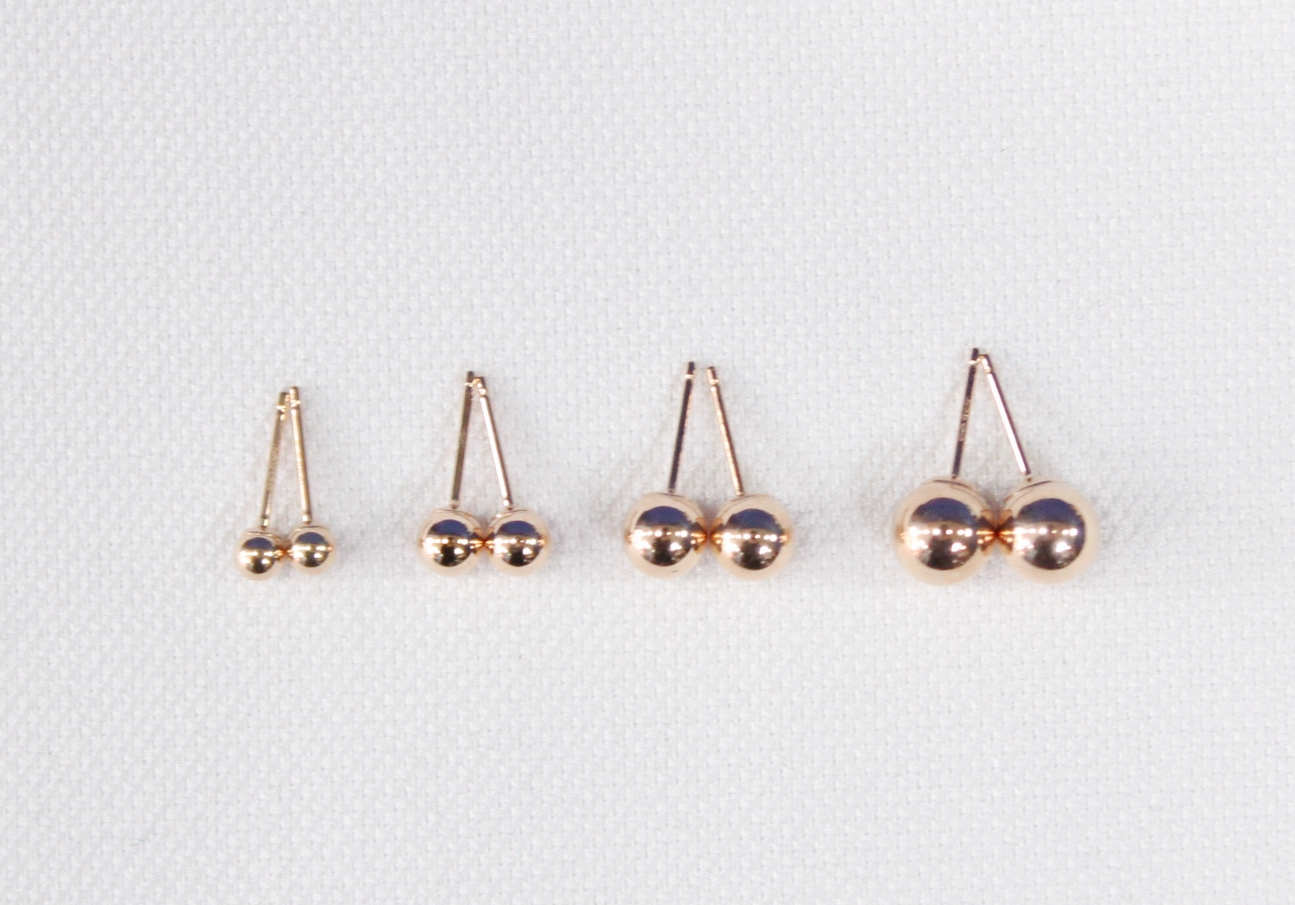 <b><p>14K Ball earrings yeow Rose Gold k shopp</p></b><b><p>14K ボールのイヤリング イエロー ズゴド kの金 kモ kデイリー</p></b><br /><br /><p align='center'>