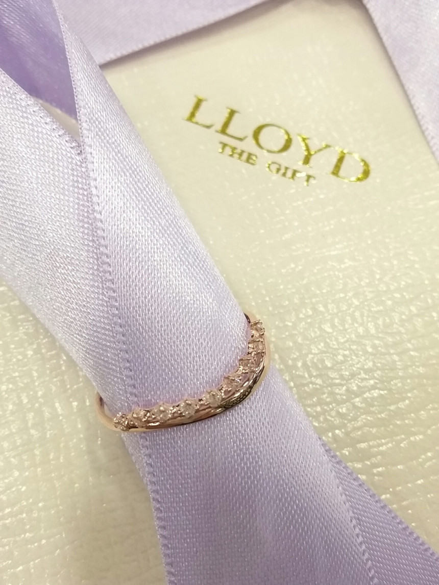 <b><p>Lloyd You and I wave Gold ring LRT18008T</p></b><b><p>ロイド 君は そして 私 ウェーブ ゴールド リング LRT18008T デイリー</p></b><br /><br /><p align='center'>