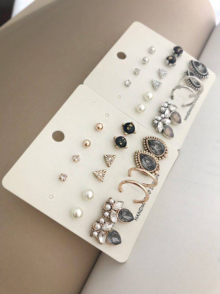 <b><p>Badgirl water drop 16 pieces set earring</p></b><b><p>バッドガール 水滴 16ピース セット イヤリング 女性 ラブリーな ブブ 無難な</p></b><br /><br /><p align='center'>