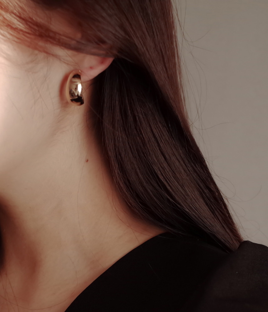 <b><p>NO.81 Sweet Volume basic ring ears Stylish</p></b><b><p>NO.81 スイート ボリューム基本リングイヤリング スタイリッシュな シックな</p></b><br /><br /><p align='center'>