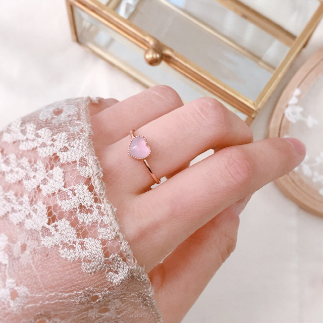 <b><p>Love Me heart one friendship ng gold silr</p></b><b><p>ラブ米 ハート ストーン 友情 リング ゴールド シルバー 重ね着 5 色 デイリー</p></b><br /><br /><p align='center'>