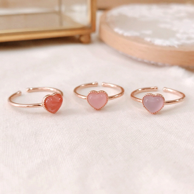 <b><p>Love Me heart one friendship ng gold silr</p></b><b><p>ラブ米 ハート ストーン 友情 リング ゴールド シルバー 重ね着 5 色 デイリー</p></b><br /><br /><p align='center'>