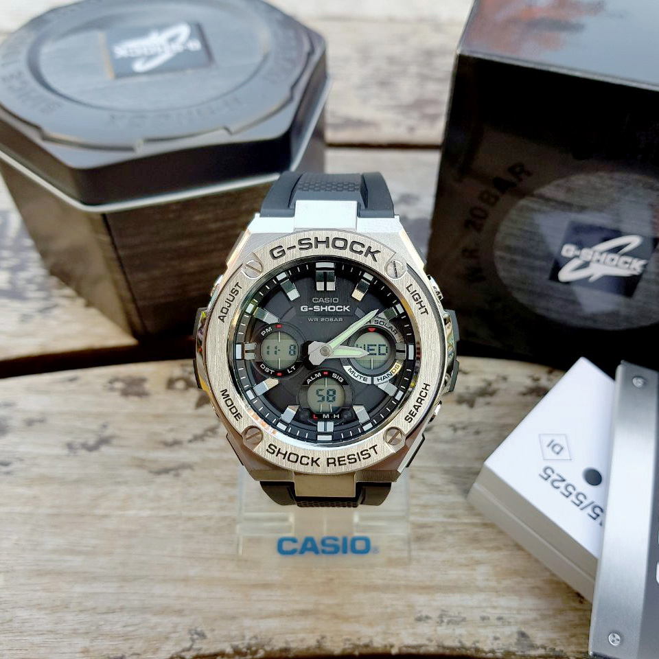 <b><p>Formal impt genuine Ji Steel Mod GST-S110</p></b><b><p>正規輸入純正 ジーショック 地スチール モデル GST-S110 00G 20L</p></b><br /><br /><p align='center'>