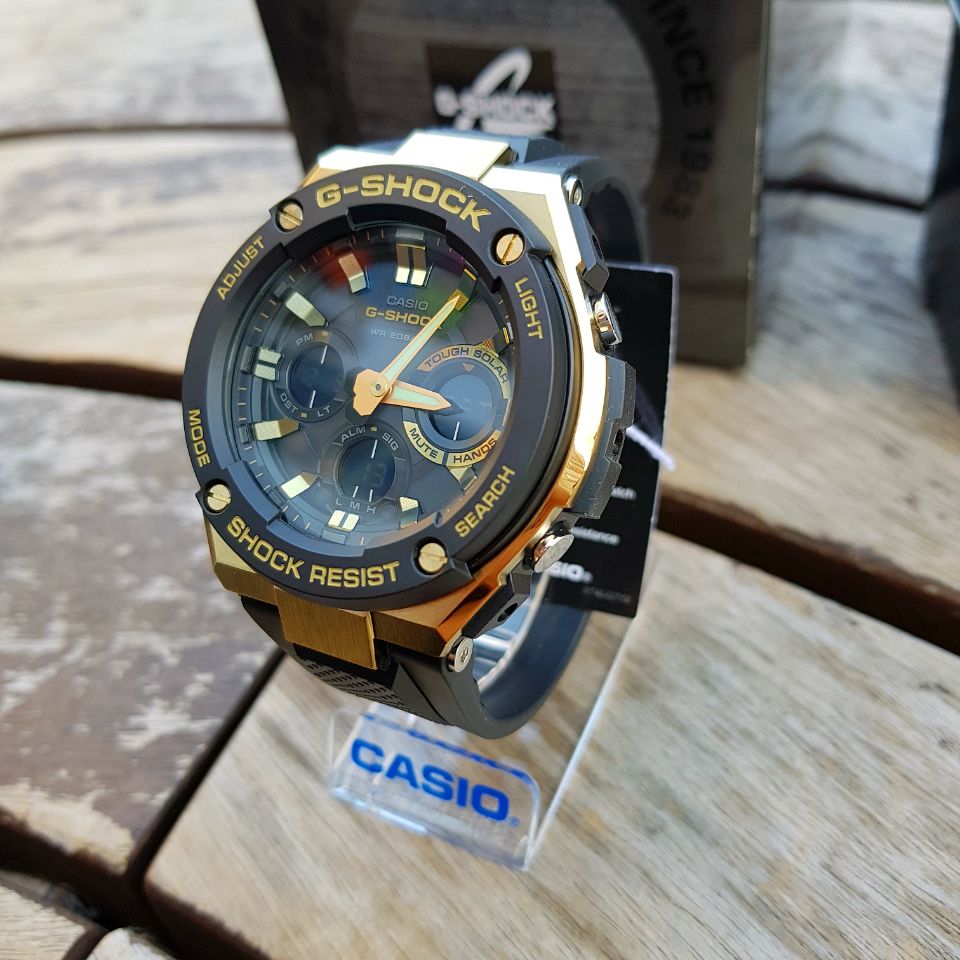 <b><p>Formal impt genuine Ji Steel Mod GST-S110</p></b><b><p>正規輸入純正 ジーショック 地スチール モデル GST-S110 00G 20L</p></b><br /><br /><p align='center'>