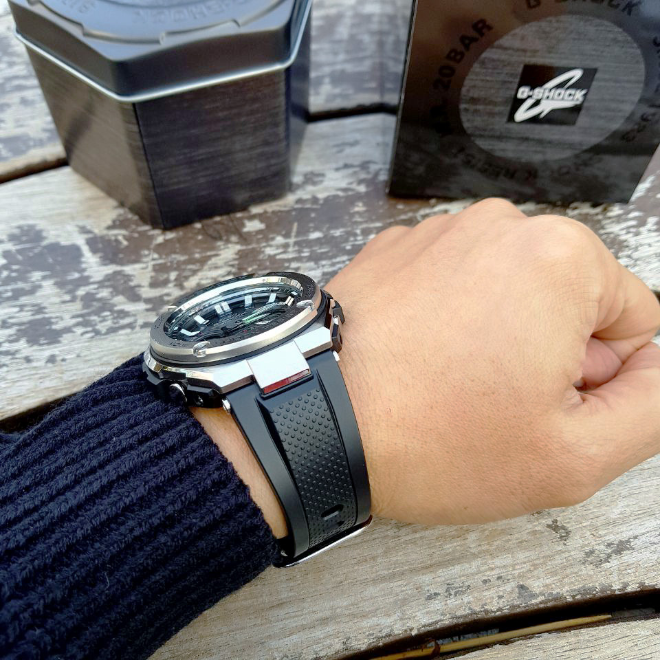 <b><p>Formal impt genuine Ji Steel Mod GST-S110</p></b><b><p>正規輸入純正 ジーショック 地スチール モデル GST-S110 00G 20L</p></b><br /><br /><p align='center'>