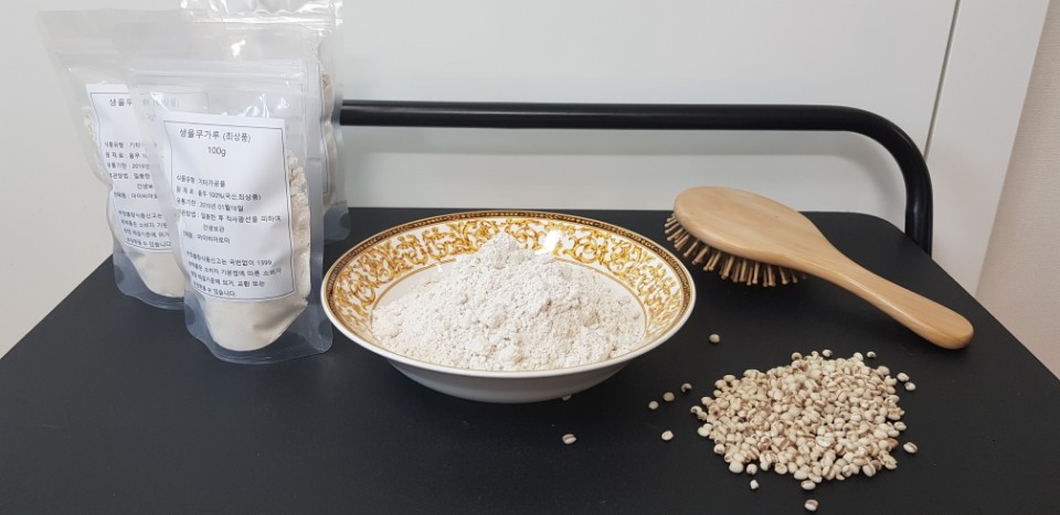 <b><p>Raw yulmu powder Korean 100g vy Fragrce Makkibal</p></b><b><p>生ハトムギ粉 韓国語 100グラム 最上級 よろず屋 滑らかニバルクリーム主材料</p></b><br /><br /><p align='center'>