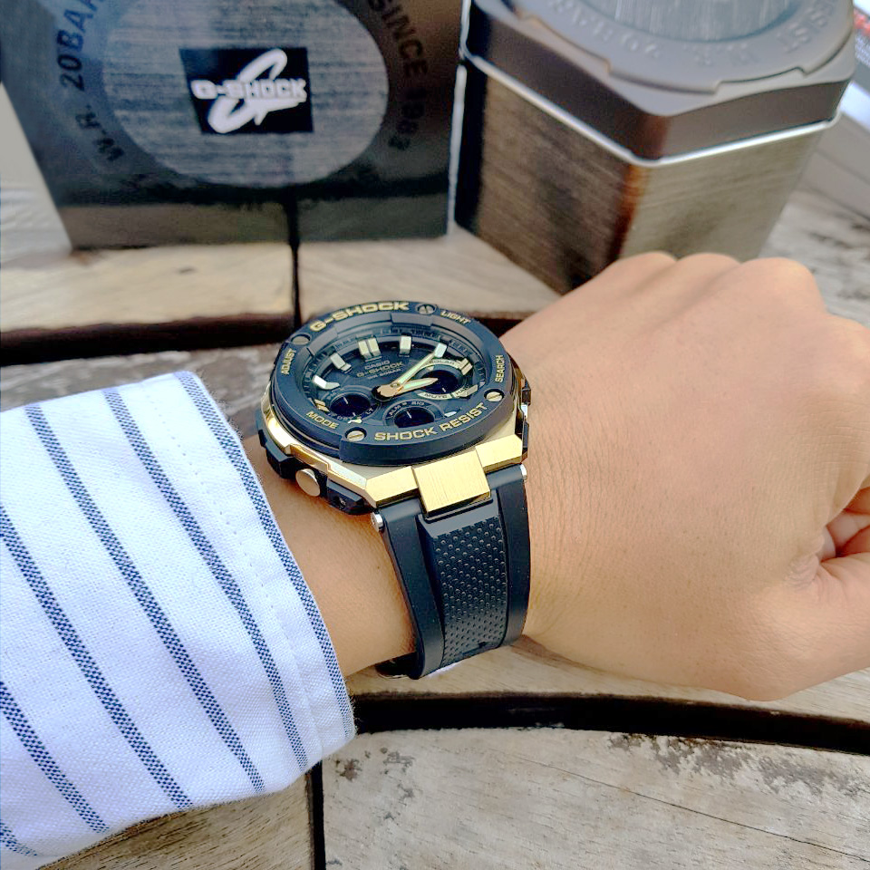 <b><p>Formal impt genuine Ji Steel Mod GST-S110</p></b><b><p>正規輸入純正 ジーショック 地スチール モデル GST-S110 00G 20L</p></b><br /><br /><p align='center'>