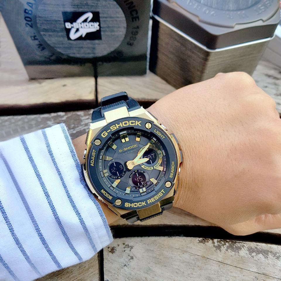 <b><p>Formal impt genuine Ji Steel Mod GST-S110</p></b><b><p>正規輸入純正 ジーショック 地スチール モデル GST-S110 00G 20L</p></b><br /><br /><p align='center'>