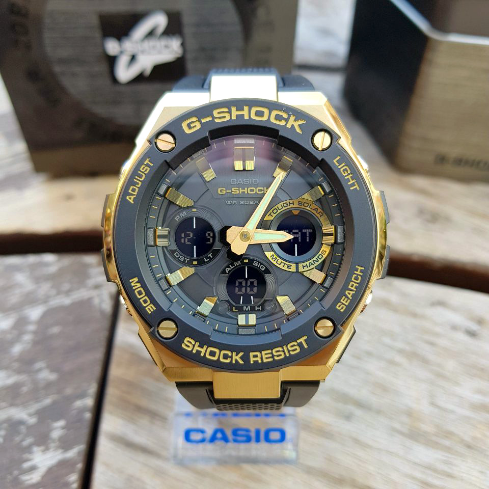 <b><p>Formal impt genuine Ji Steel Mod GST-S110</p></b><b><p>正規輸入純正 ジーショック 地スチール モデル GST-S110 00G 20L</p></b><br /><br /><p align='center'>