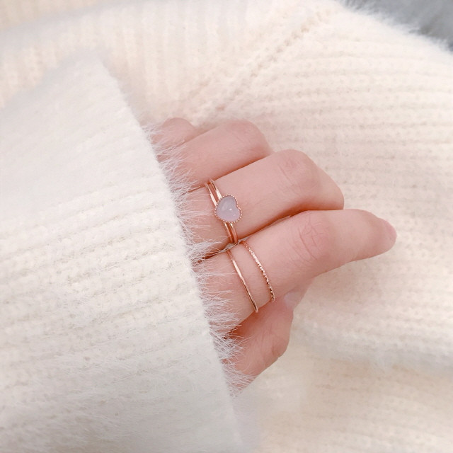 <b><p>Love Me heart one friendship ng gold silr</p></b><b><p>ラブ米 ハート ストーン 友情 リング ゴールド シルバー 重ね着 5 色 デイリー</p></b><br /><br /><p align='center'>