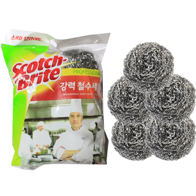 3M 철수세미 45g 5개입 - 상품 이미지