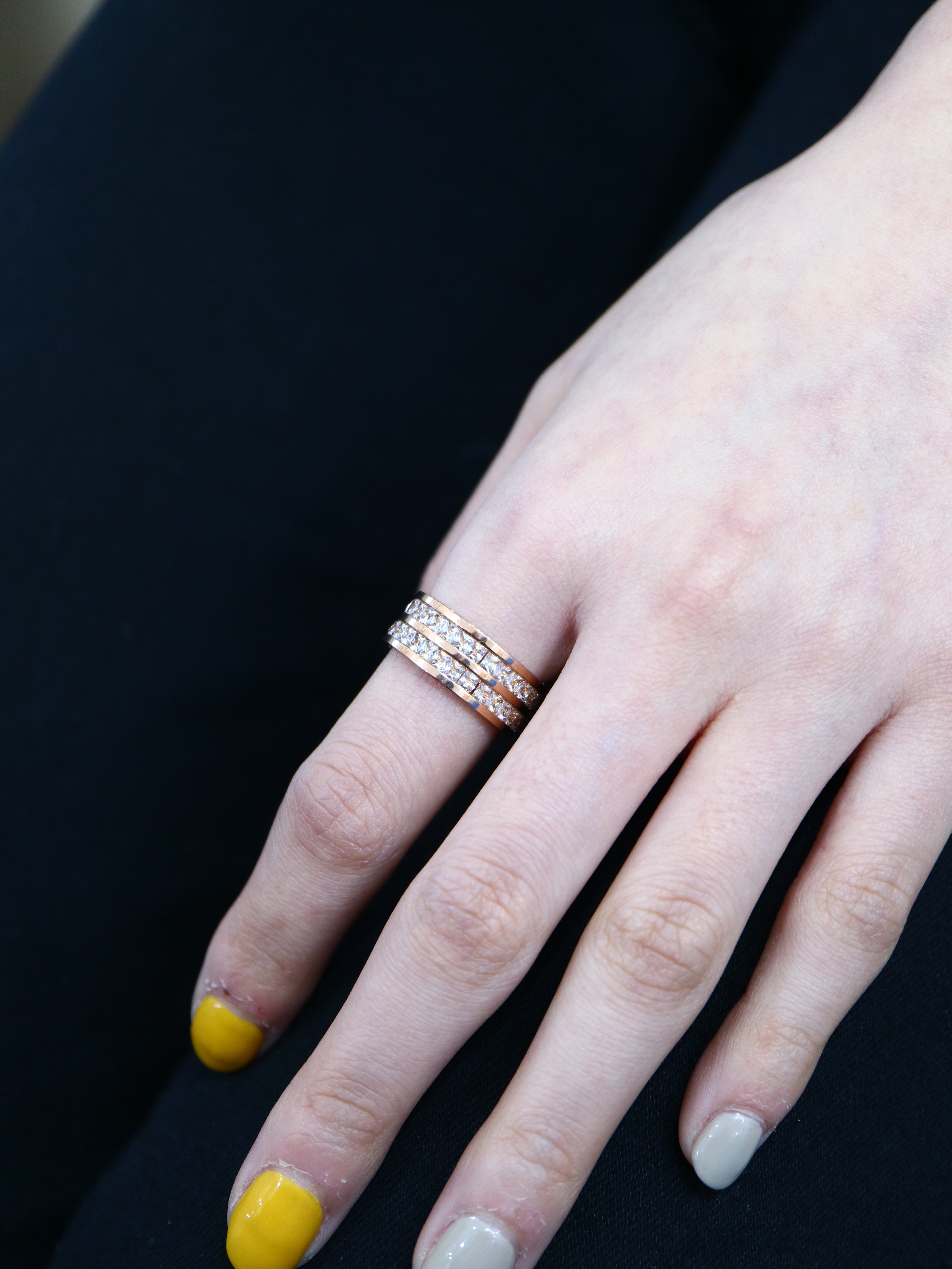 <b><p>Two Worn like Index finger Rr chance</p></b><b><p>二つの 着用たよう 検知 薬指 チャンス リング</p></b><br /><br /><p align='center'>