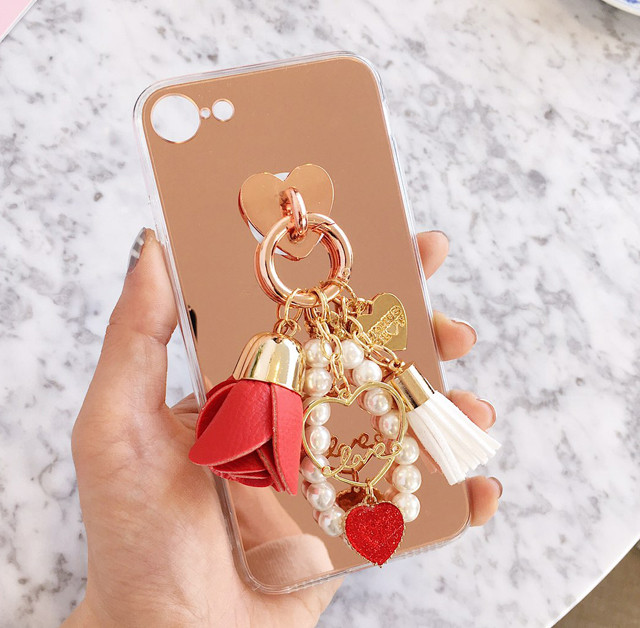 <b><p>Galaxy No Rose Keyring Tasl Ca Color iPhone</p></b><b><p>ギャラクシーノート8ローズバラキーリングタッセルケース3色のiPhone 8のガールフレンドの贈り物</p></b><br /><br /><p align='center'>