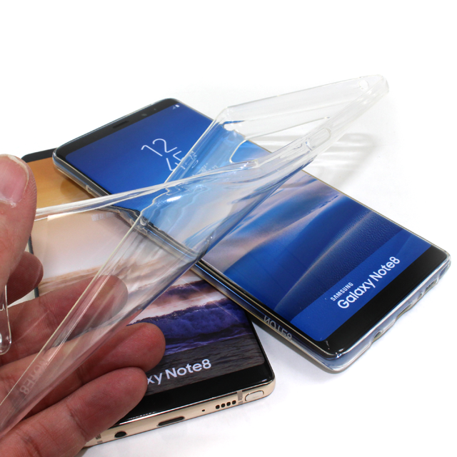 <b><p>Galaxy Note thin transparent case Soft slim</p></b><b><p>ギャラクシーノート8薄い透明ケースソフトスリムなゼリー 부드러운 슬림한 얇은 투명젤리케이스</p></b><br /><br /><p align='center'>