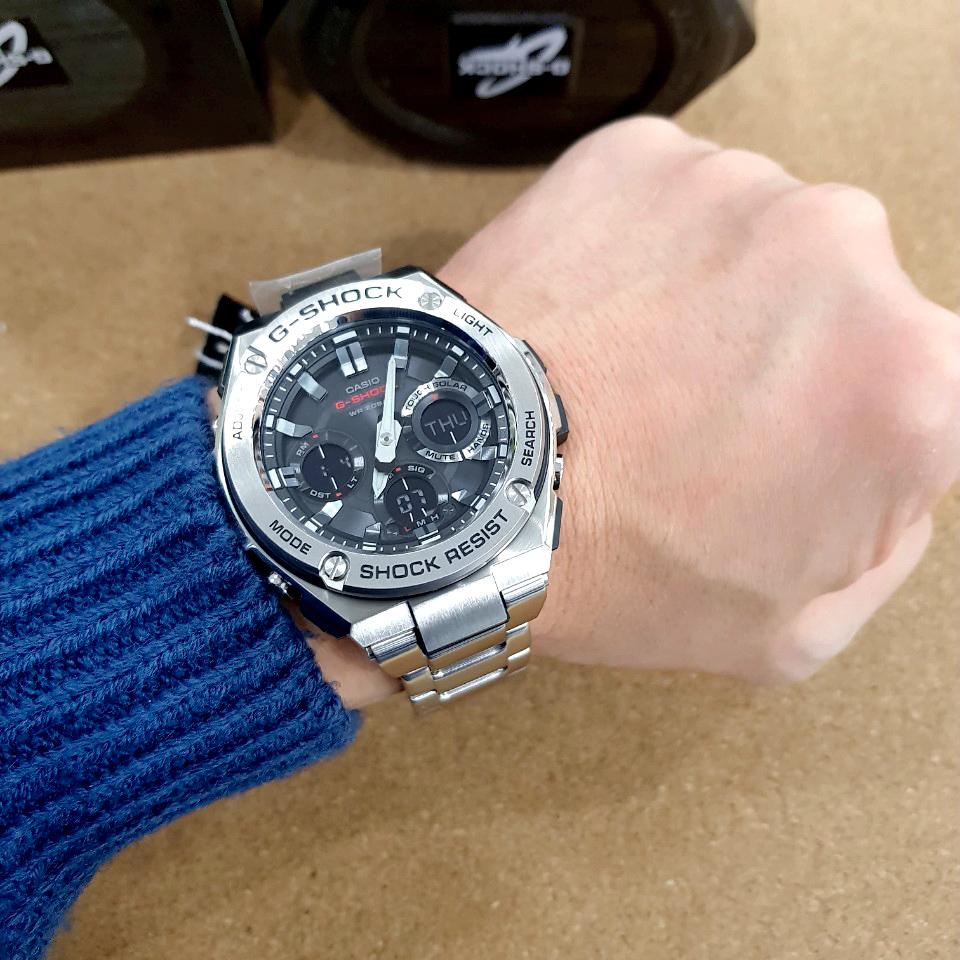 <b><p>Formal impt genuine Ji Steel Mod GST-S110</p></b><b><p>正規輸入純正 ジーショック 地スチール モデル GST-S110 00G 20L</p></b><br /><br /><p align='center'>