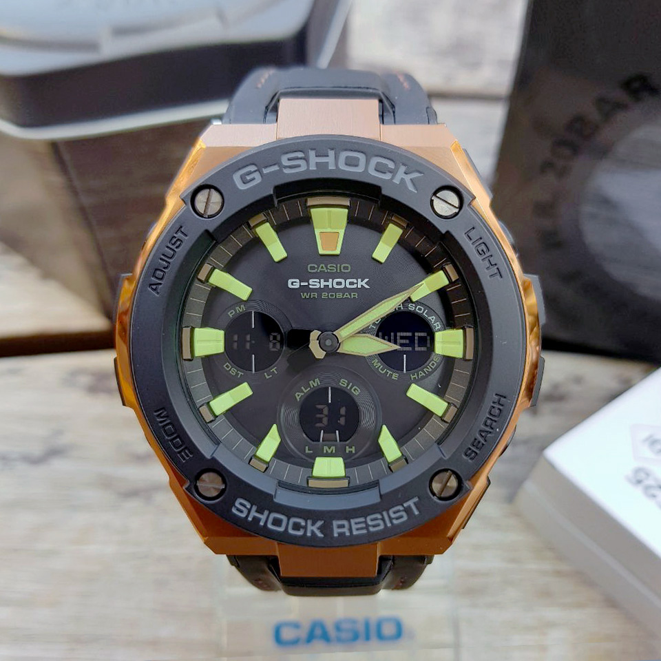 <b><p>Formal impt genuine Ji Steel Mod GST-S110</p></b><b><p>正規輸入純正 ジーショック 地スチール モデル GST-S110 00G 20L</p></b><br /><br /><p align='center'>