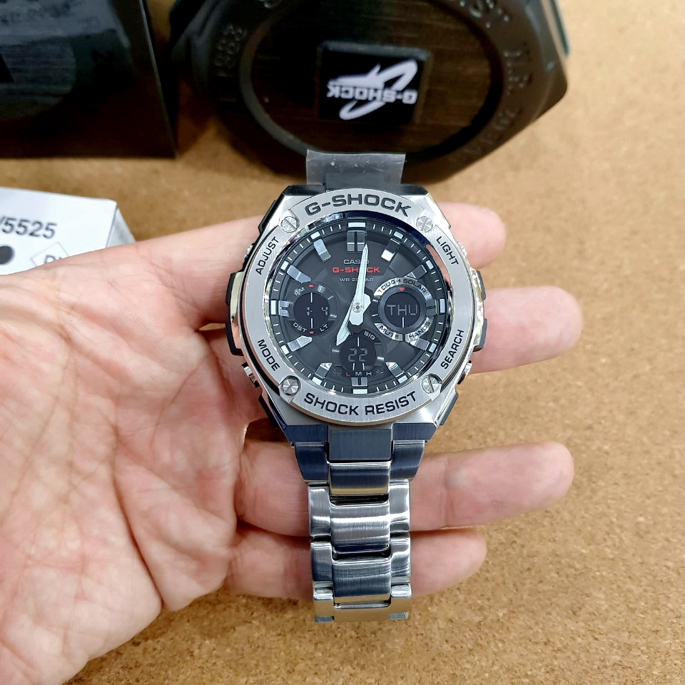 <b><p>Formal impt genuine Ji Steel Mod GST-S110</p></b><b><p>正規輸入純正 ジーショック 地スチール モデル GST-S110 00G 20L</p></b><br /><br /><p align='center'>