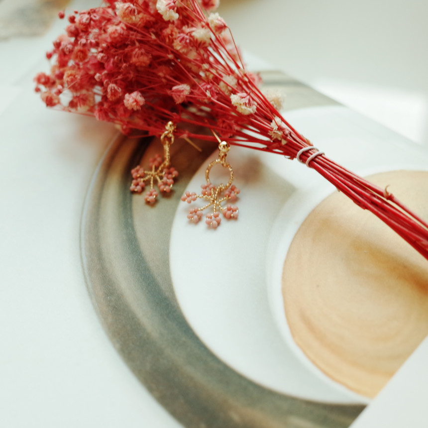 <b><p>Sore Girl Cherry Blossom eaing</p></b><b><p>ときめく 少女の 桜 イヤリング</p></b><br /><br /><p align='center'>