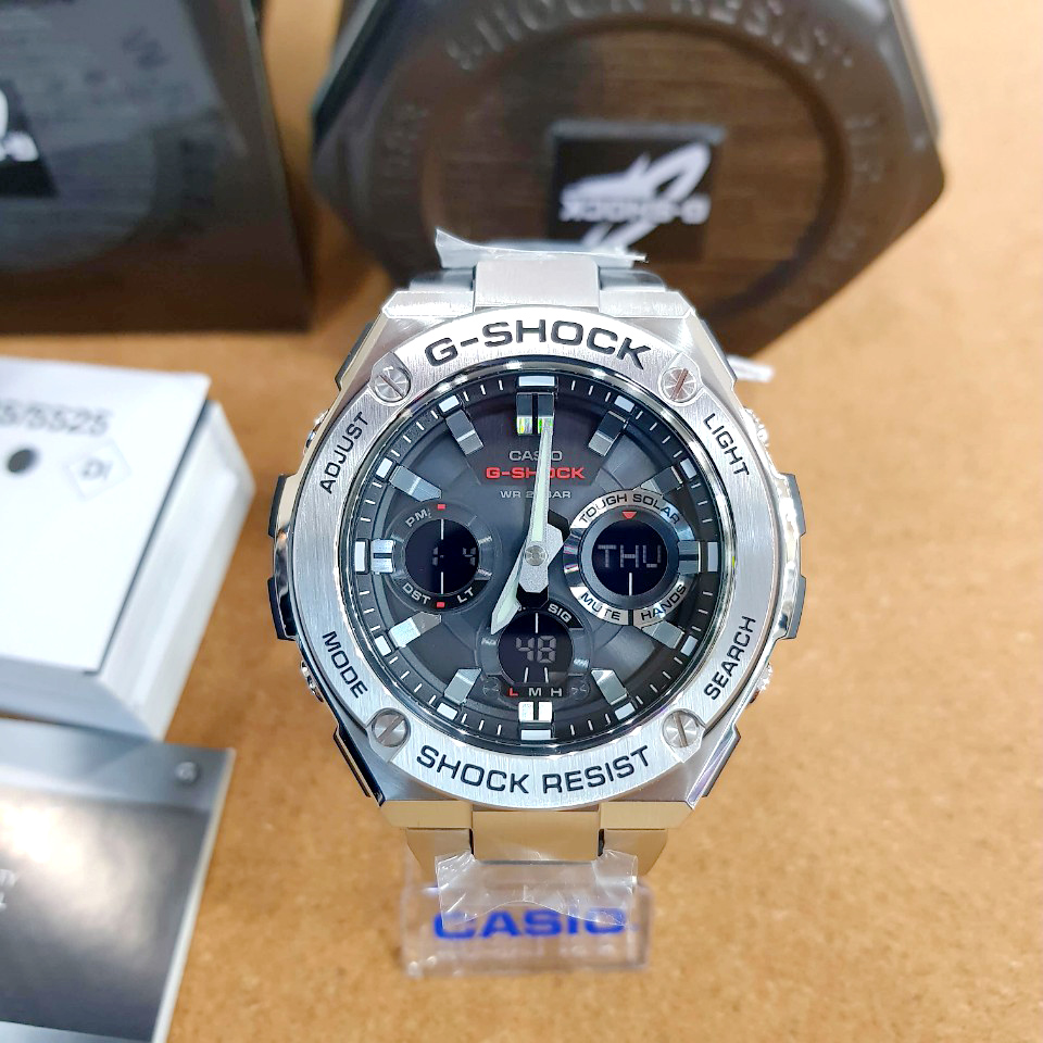 <b><p>Formal impt genuine Ji Steel Mod GST-S110</p></b><b><p>正規輸入純正 ジーショック 地スチール モデル GST-S110 00G 20L</p></b><br /><br /><p align='center'>