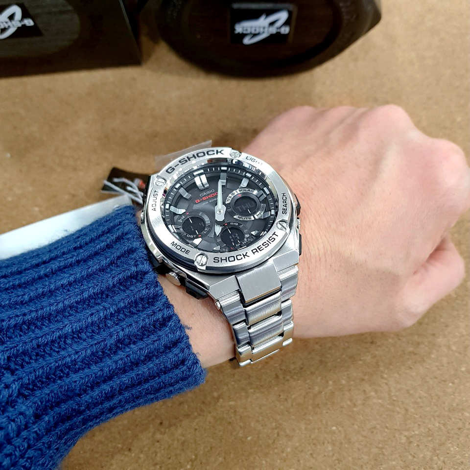 <b><p>Formal impt genuine Ji Steel Mod GST-S110</p></b><b><p>正規輸入純正 ジーショック 地スチール モデル GST-S110 00G 20L</p></b><br /><br /><p align='center'>