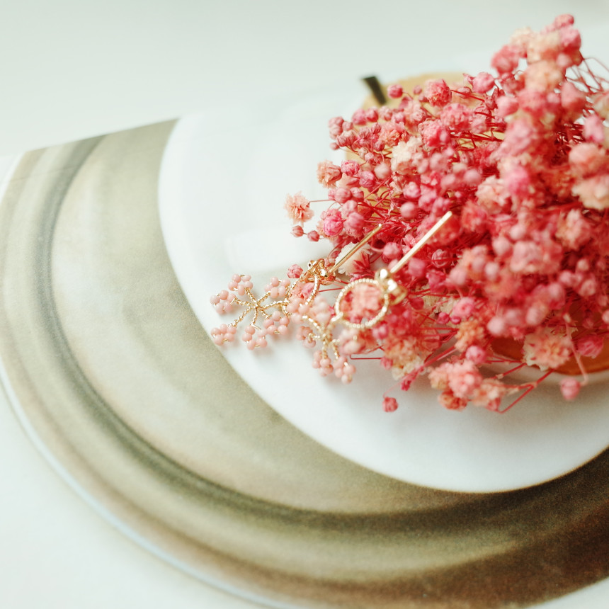 <b><p>Sore Girl Cherry Blossom eaing</p></b><b><p>ときめく 少女の 桜 イヤリング</p></b><br /><br /><p align='center'>