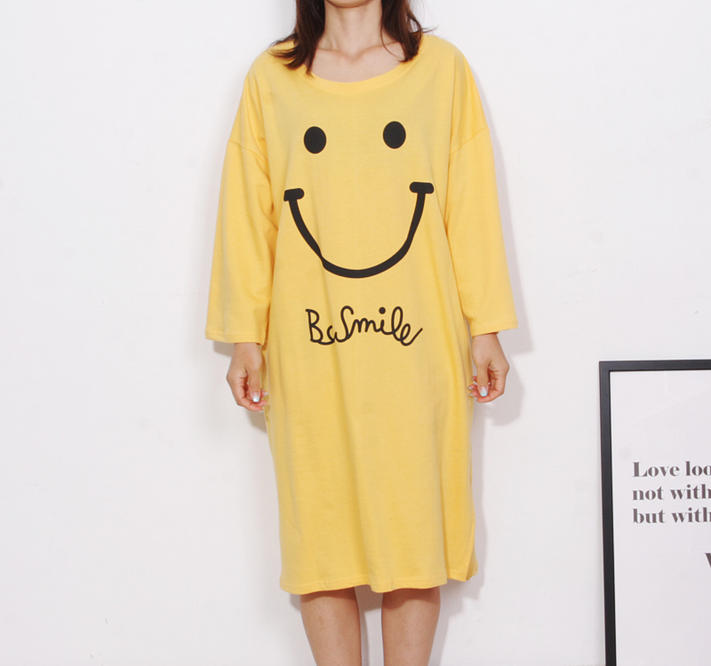 <b><p>pajamas one piece Homeware smile Fa</p></b><b><p>パジャマ ワンピース ホームウェア スマイル 純綿</p></b><br /><br /><p align='center'>
