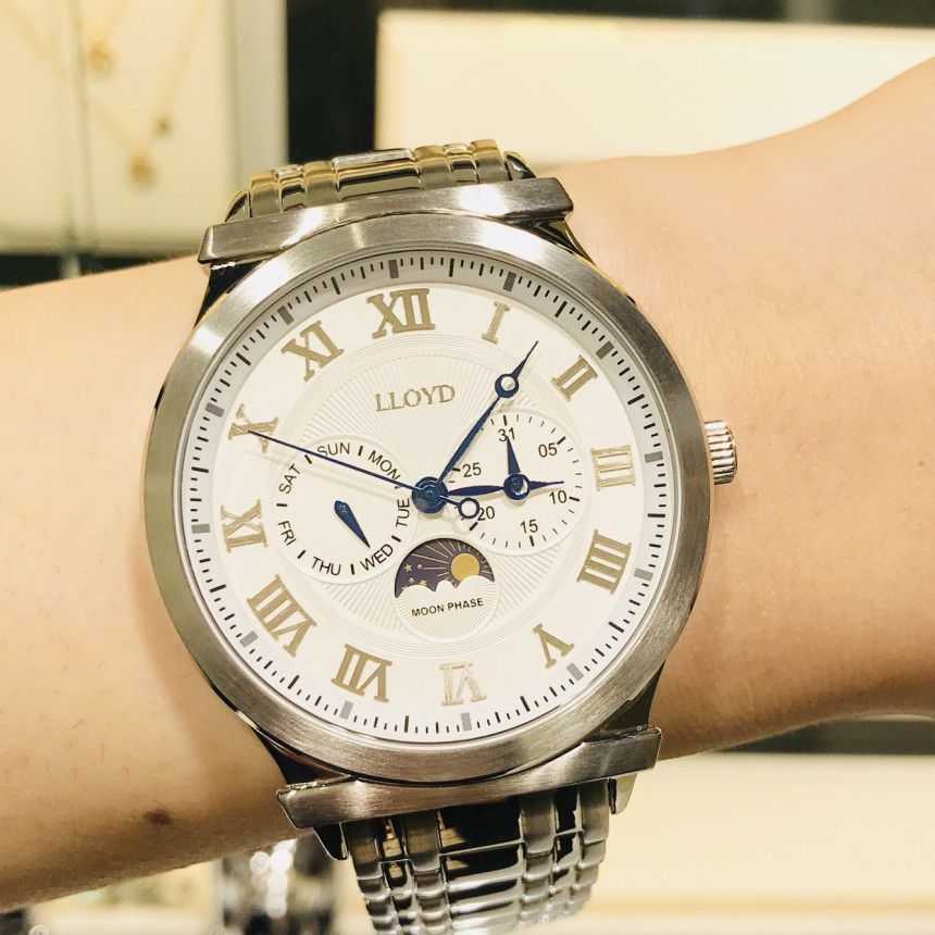 <b><p>Lloyd Moon Phase Full Ste couple metal cck</p></b><b><p>ロイド ムーンフェイズ フルスト カップル メタル 時計</p></b><br /><br /><p align='center'>
