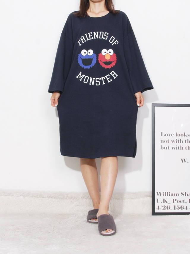 <b><p>pajamas one piece Homeware smile Fa</p></b><b><p>パジャマ ワンピース ホームウェア スマイル 純綿</p></b><br /><br /><p align='center'>